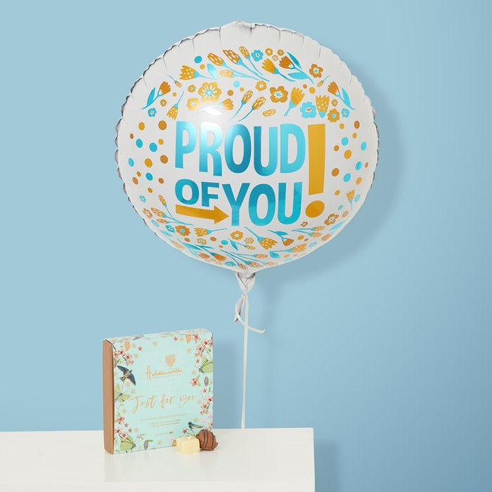 Proud of You Balloon & Holdsworth Chocolates Moonpig